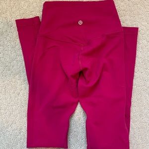 Pink lululemon aligns